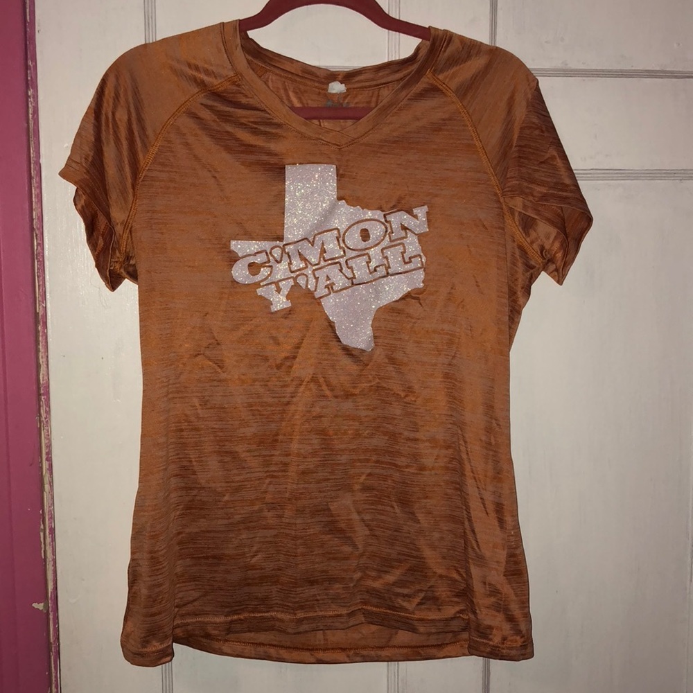 Sparkly longhorn tee!